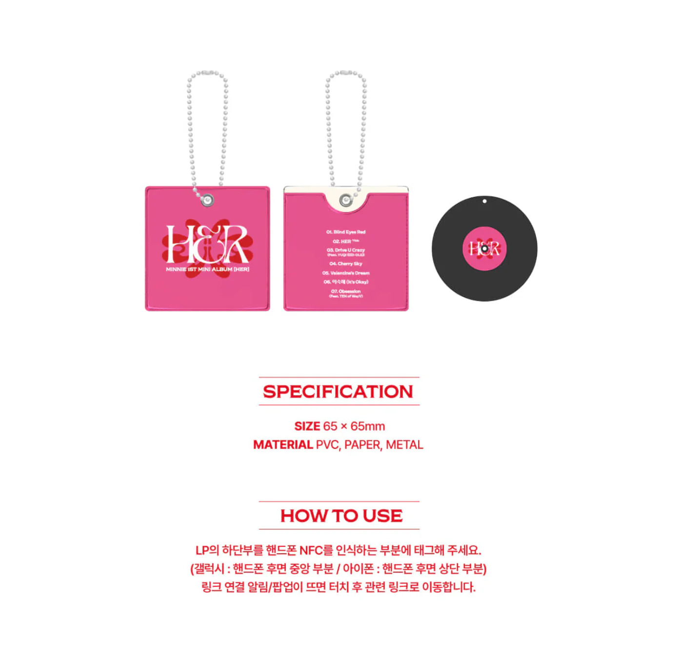 MINNIE MINI KEY RING 2